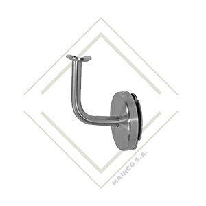 BASE TIPO-J C/CAPUCHON DE PARED PARA TUBO SS304 11/2"