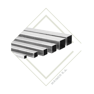 TUBO CUADRADO DECORATIVO SS304 3"X3"X2.0MM ASTM-A554 240GRITT