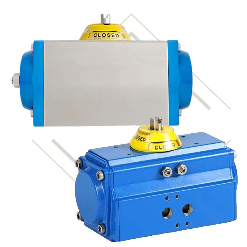 ACTUADOR NEUMATICO HORIZONTAL (DE) ALUMINIO GN-15