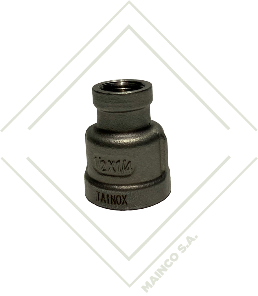 REDUCIDOR CAMPANA NPT SS316 1/2"X1/4" HEMBRA/HEMBRA