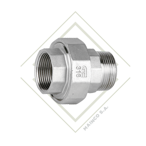 UNION UNIVERSAL NPT SS316L 21/2" M/H