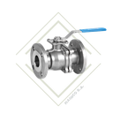 VALVULA BOLA FLANGE 11/2" CF8M BOLA CF8M ASIENTO TEFLON 19 BAR (–30°C-180°C)