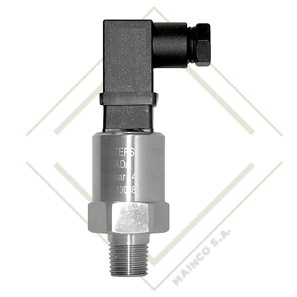 TRANSMISOR PRESION OEM LE 0-100 PSI 2 CABLES 4-20mA/Vs 12-30DC CONEXION NPT 1/4" SS304 CER/VITON