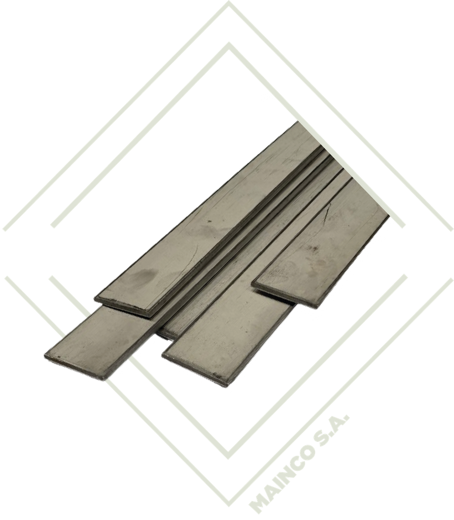 PLATINA SS304 6MTS 2"X1/8"
