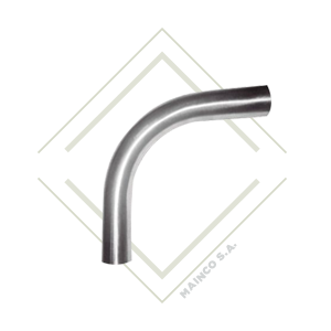 CODO SS316L 90° SOLDABLE 21/2" LARGO CURVA-X3