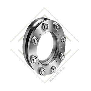 MIRILLA PLANA FLANGE DN150 SS316L ALTA PRESION