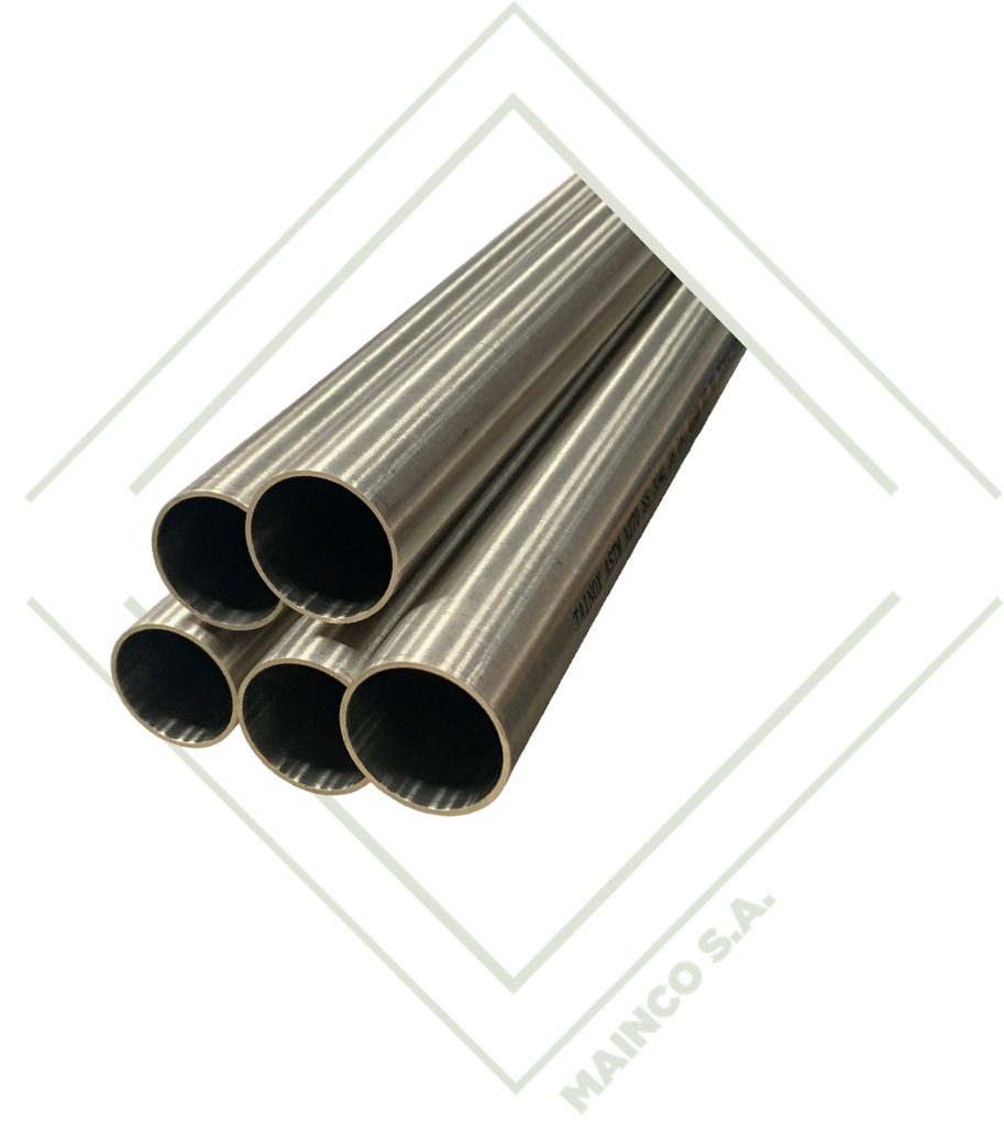 TUBO REDONDO SANITARIO SS304L DN40X1.5MM DIN-11850 180GRITT