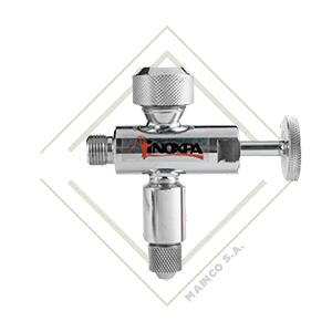 VALVULA NIVEL INFERIOR PARA VIDRIO 20MM 1/2" SS304L