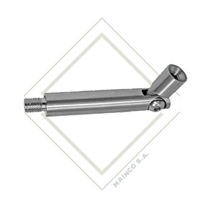 [DE00371] BASE RECTA SOLDABLE FLEXIBLE PARA TAPON PLANO SS304