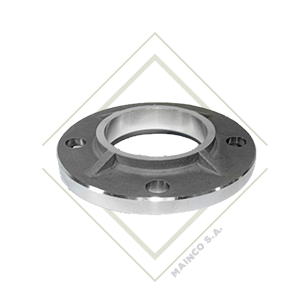 [DE00382] BASE SOLDABLE DE PISO PARA TUBO REDONDO SS304 11/2"