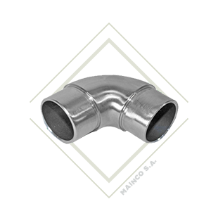 [DE00431] CODO SS304 90° 2" PARA TUBO CURVO