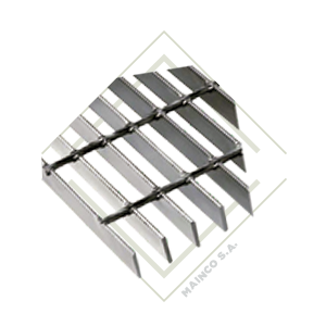 [DE00450] LAMINA TIPO REJILLA SS304 2X1MTS LISA ABERTURA 250X60MM ALTO 1" E-3MM