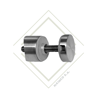 [DE00472] SUJETADOR PARA VIDRIO DIA-030 TUBO 11/2" SS304