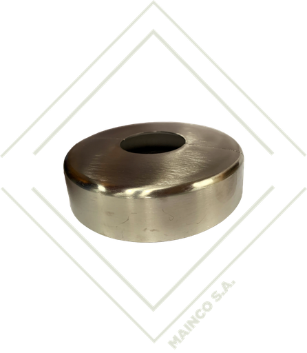 [DE00478] TAPA PLANA PARA BASE A PISO 2PZS 2" SS304 105X25X1.5MM