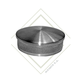 [DE00483] TAPON CONICO PARA TUBO REDONDO SS304 2"