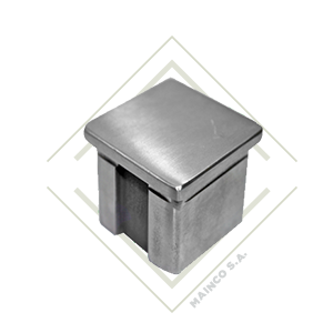 [DE00490] TAPON PLANO PARA TUBO CUADRADO SS304 11/2" 40X40MM