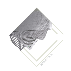 [LA01976] LAMINA PERFORADA SS304 E-2.0MM 1X2MTS AGUJERO 6.0MM DISTANCIA 9.0MM