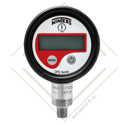 [ME02226] MANOMETRO 0-300 PSI CARATULA 21/2" ABS CONEXION INFERIOR NPT 1/4" SS304 DPG