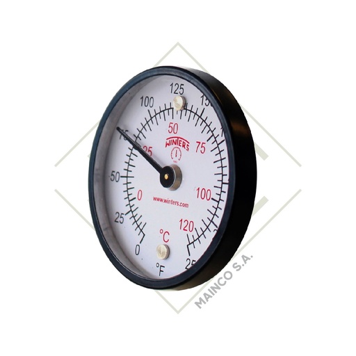 [ME02438] TERMOMETRO TMT MAGNETICO (-20°-120°C&0°-250°F) CARATULA 2" ACERO