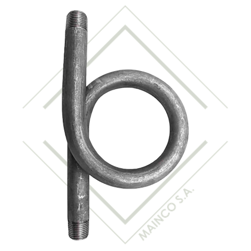 [ME02470] TUBO SIFON SS304 1/2" NPT C40