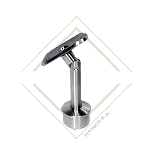 [DE02652] SOPORTE RECTO-FLEXIBLE SS304 11/2"X11/2" TUBO-TUBO