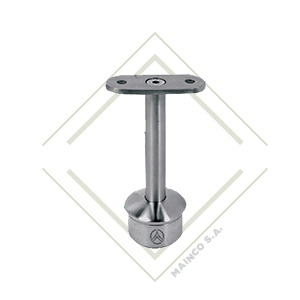 [DE02661] SOPORTE RECTO-FIJO SS304 2"X2" TUBO-TUBO