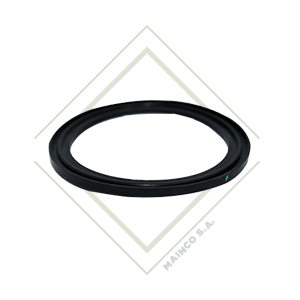 [RE03231] EMPAQUE EPDM CLAMP NEGRO 21/2" TIPO FLANGE