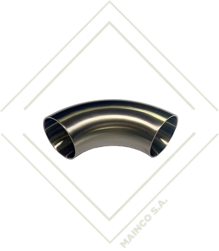 [SA04751] CODO SS316L 90° SOLDABLE 21/2" CORTO
