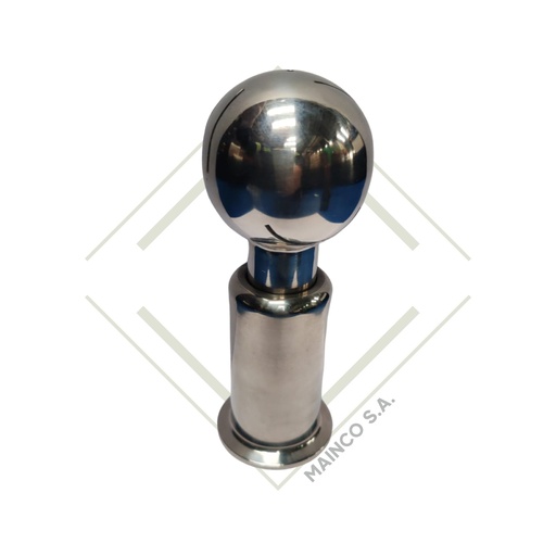 [SA04799] ESFERA LIMPIEZA CLAMP SS316L ROTATIVA 2" 360°