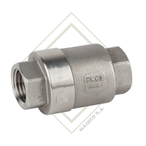 [SA05982] VALVULA RETENCION PISTON HORIZONTAL 1" SS316L