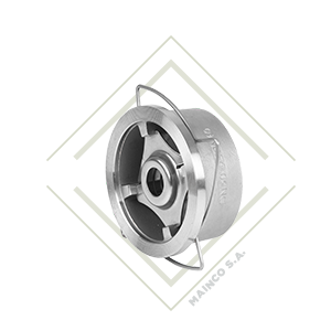 [IN06247] VALVULA DE RETENCION A DISCO TIPO WAFER 8" 40 BAR (-20°C - 240°C) SS316 GENEBRE 241516